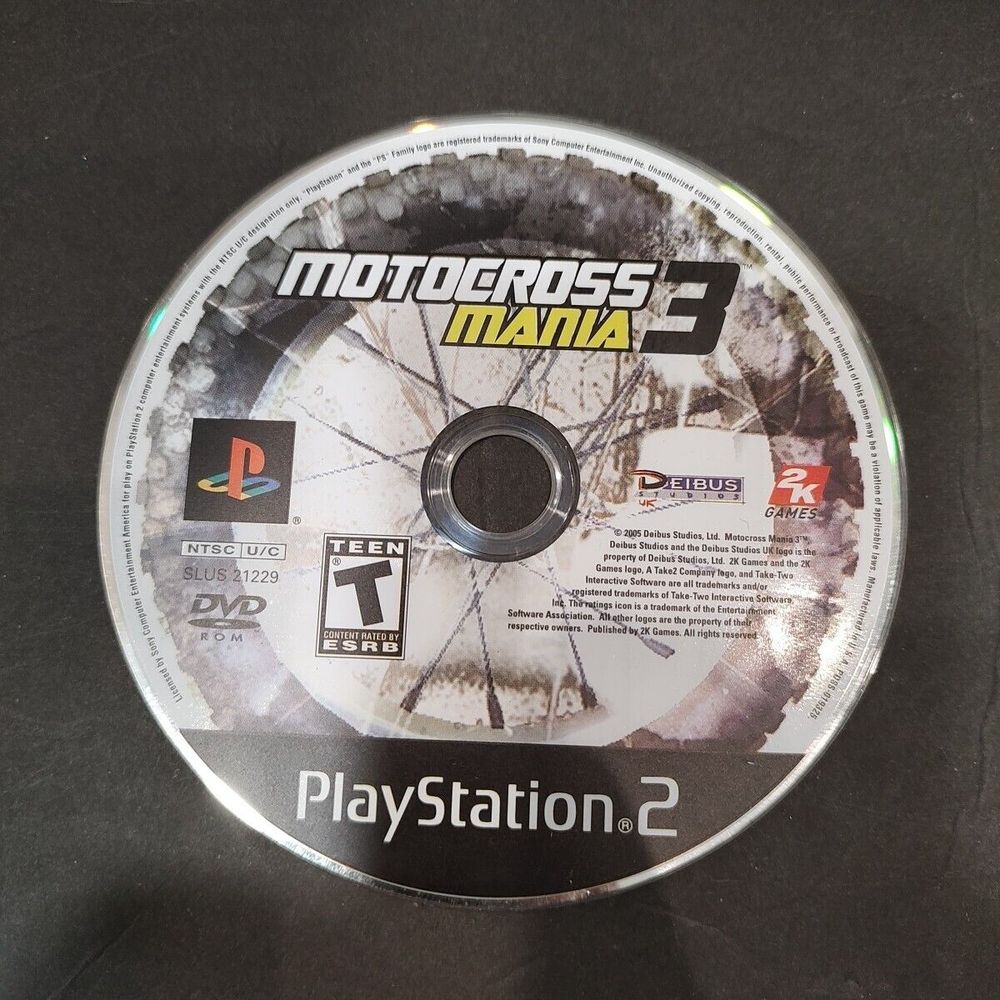 Motocross Mania 3 (Sony PlayStation 2, PS2) Disc Only